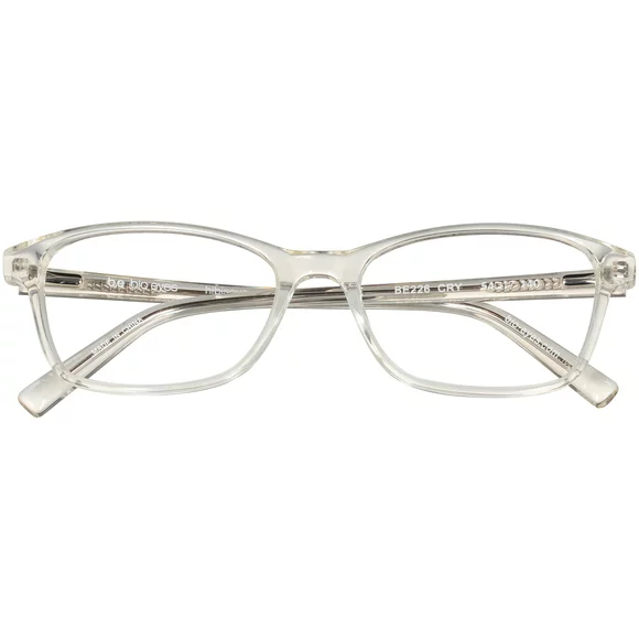 Bio Eyes Women's Rx'able Eyeglasses, Be226 Hibiscus, Crystal, 54-17-140