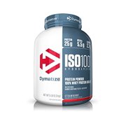 Dymatize ISO 100 Whey Protein Powder Isolate, Strawberry, 5 lbs