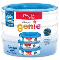 Playtex Baby Diaper Genie Diaper Disposal Pail System Refills