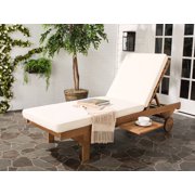 Safavieh Newport Outdoor Modern Chaise Lounge Chair with Cushion