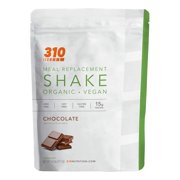 310 Nutrition Vegan Organic Chocolate Meal Replacement Shake - 14 Servings