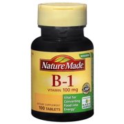 Nature Made Vitamin B-1 100 mg Tablets 100 Tablets