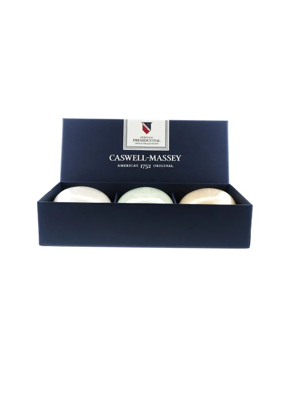Caswell Massey Heritage Presidential Soap Set 5.8 oz 3 Ct