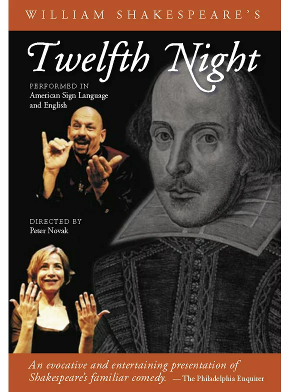 William Shakespeare's Twelfth Night DVD : Performed in American Sign Language and English (DVD video)