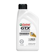 Castrol GTX Ultraclean 0W-20 Synthetic Blend Motor Oil, 1 Quart