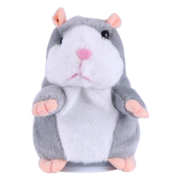 Keimprove Kids Toys Talking Hamster Repeats What You Say, Talking Plush Interactive Toys Repeating Plush Animal Toy, Fun for 2,3 Year Old Kids, Baby, Child, Toddlers
