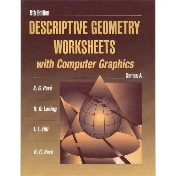 Pre-Owned: Descriptive Geometry Worksheet (Paperback, 9780023913013, 0023913010)