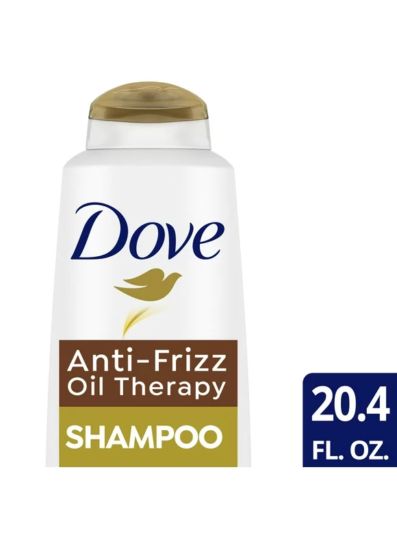 Dove Anti-Frizz Oil Therapy Shampoo for Frizzy Hair, 20.4 fl oz