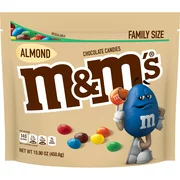 M&M's Almond Milk Chocolate Candy, 15.9 oz Bag