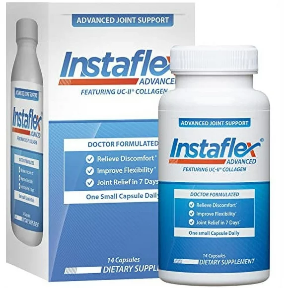 Instaflex Advanced Joint Support - Doctor Formulated Joint Relief Supplement, Featuring UC-II Collagen & 5 Other Joint Discomfort Fighting Ingredients - 14 Count