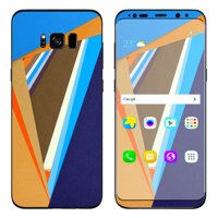 Skins Decals For Samsung Galaxy S8 Plus / Abstract Patterns Blue Tan