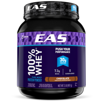 EAS 100% Whey Protein Powder, Chocolate, 30g Protein, 2 lb