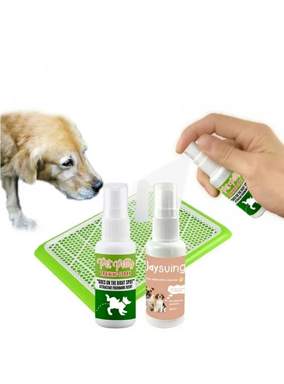 1PC Dog Potty Training Aid Puppy Cat Pet Toilet Spray Localized Defecation Inducer 30ML (Random Color)