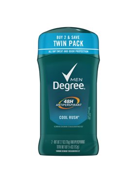 Degree Men Antiperspirant Deodorant Stick Cool Rush 2.7 oz (Twin Pk)
