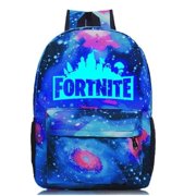 Fortnite School Backpack Childrens Fort Nite Travel Bag Purple Galaxy Stars Luminous Illuminating Fortnite Backpack