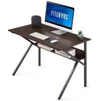 FITUEYES 42" Gaming Computer Desk with Storage Shelf, KCD110601WE