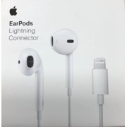 Apple Ear-Pods In-Ear Earbuds with Remote, Mic and Lightning Connector Earbud Headphones, White (New Open Box)