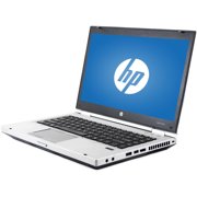 Refurbished HP Silver 14" EliteBook 8460P WA5-0930 Laptop PC with Intel Core i5-2410M Processor, 4GB Memory, 320GB Hard Drive and Windows 10 Home