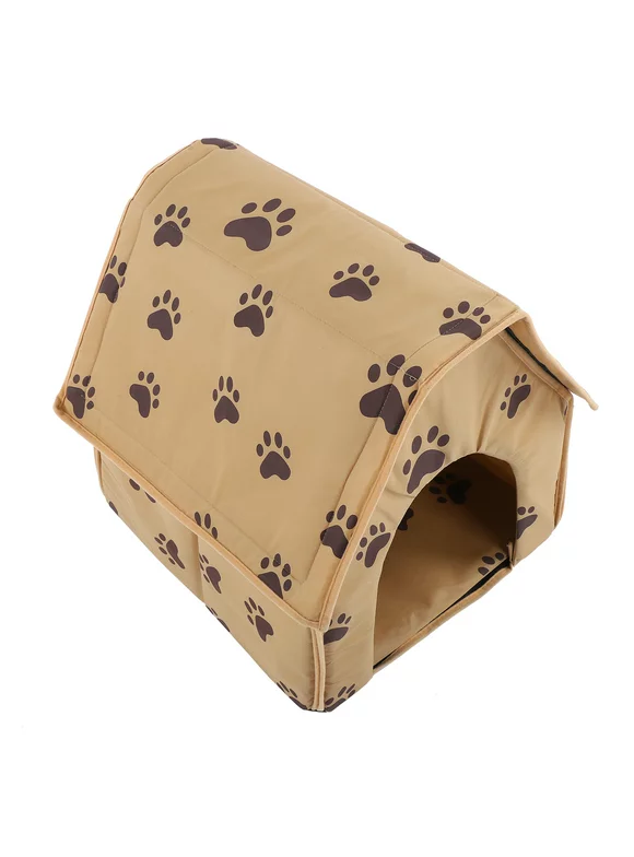 Tebru Pet House, Large Foldable Dog BedCat House, Good Heat Preservation High Quality For Cat Dog