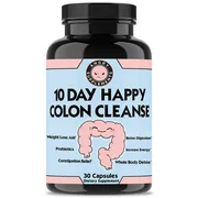 Angry Supplements 10 Day Happy Colon Cleanse, Weight Loss Aid w. Probiotics