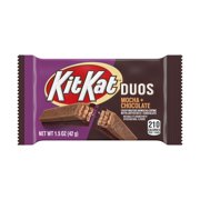 KIT KAT, DUOS Mocha Creme and Chocolate Wafer Candy, Individually Wrapped, 1.5 oz, Bar