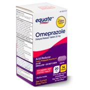Equate Delayed Release Wildberry Mint Omeprazole Tablets 20 mg, 14 Count