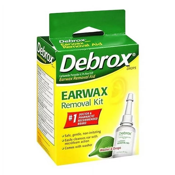 Debrox Earwax Removal Drops With Bulb - 0.5 Oz, 3 Pack
