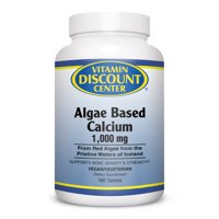 Algae Based Calcium 1000 mg By Vitamin Discount Center - 180 Tablets