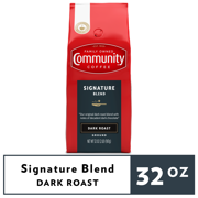 Community Coffee Signature Blend Dark Roast Ground 32 oz Gable Top