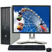HP Desktop Computer Bundle Tower PC Core 2 Duo Processor 4GB RAM 160GB Hard Drive DVD-RW Wifi with Windows 10 and a 19" LCD Monitor-Refurbished Computer with 1 Year Warranty!