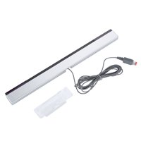 Kritne Infrared IR Signal Ray Sensor Bar/Wired Receiver & Standcfor Nintendo WII Console, IR Sensor Bar,Sensor Bar