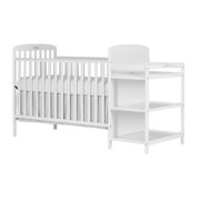 Dream On Me Anna 4 in 1 Full Size Crib and Changing Table Combo In White