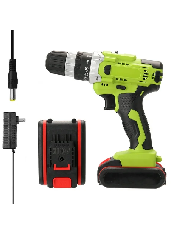 MIXFEER 21V Multifunctional Electric Cordless Drill High-power Lithium Battery Wireless Rechargeable Hand Drills Home DIY Electric Power Tools