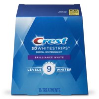 Crest 3D Whitestrips Brilliance White Teeth Whitening Kit, 32 Strips