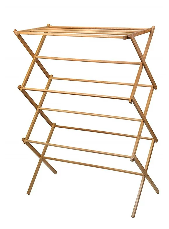 Housewares Goods Heavy Duty Clothes Drying Rack - Bamboo