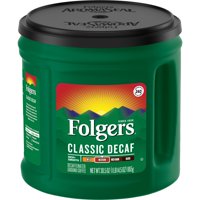 Folgers Classic Decaf Ground Coffee, Medium Roast, 30.5-Ounce