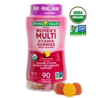 Spring Valley Organic Womens Multivitamin Vegetarian Gummies, 90ct
