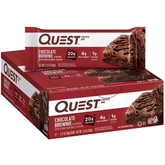 Quest Protein Bar - Chocolate Brownie (12 Bars)