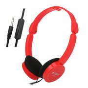 Kubite T-111 3.5mm Wired Over-ear Headphones Foldable Sports Headset Portable Music Gaming Earphones w/ Microphone for Kids MP4 MP3 Smartphones Laptop Tablet PC