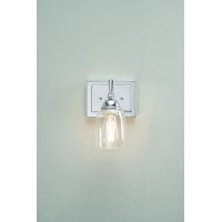 Better Homes & Gardens Chandler Industrial 1-Light Indoor Wall Sconce, Chrome