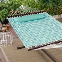 Mainstays Quilted Outdoor Double Hammock - Multiple Colors