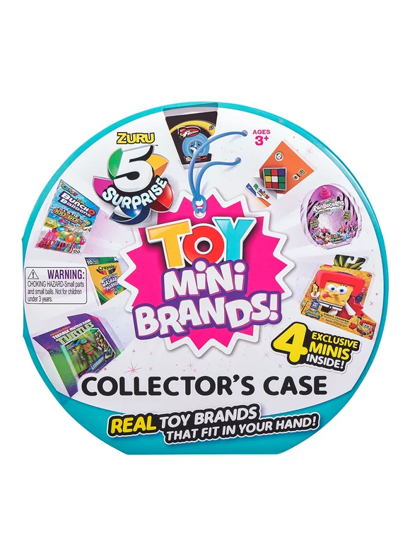 5 Surprise Toy Mini Brands Collector's Case Store & Display 30 Minis with 4 Exclusive Minis by ZURU