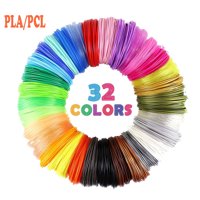 Magicfly 3D Printing Pen PLA PCL Filament 1.75mm 5M/16ft Random 10 Colors Accessories, for Kids Adult Gift Arts DIY Drawing Pen Accessories
