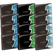 Wrigley 5 Sugar Free Chewing Gum 15 sticks (Pack of 12) Variety Pack of Candy with 3 Flavors (Peppermint Cobalt, Spearmint Rain, Wintermint Ascent)