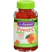 Vitafusion Power C Adult Vitamins Gummy, Immune Support, Natural Orange 150 ea (Pack of 4)