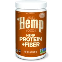 Just Hemp Foods Hemp Protein & Fiber Powder, Unflavored, 11g Protein, 1.0lb, 16.0oz