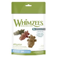 WHIMZEES Natural Grain Free Alligator Dental Dog Treats