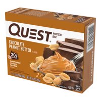 Quest Protein Bar, Chocolate Peanut Butter, 20g Protein, 4 Ct