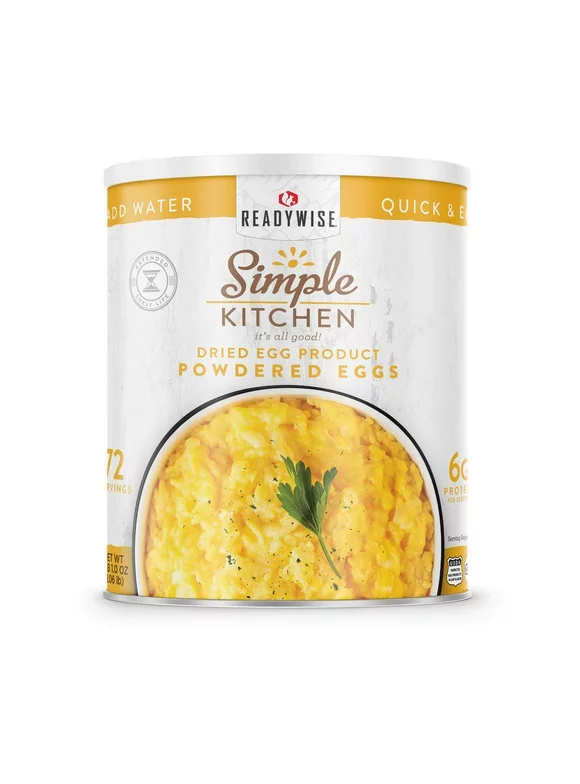 ReadyWise Simple Kitchen Powdered Eggs 72 Serving Can