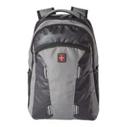 Swiss Tech Reflective Black Backpack with Adjustable Straps